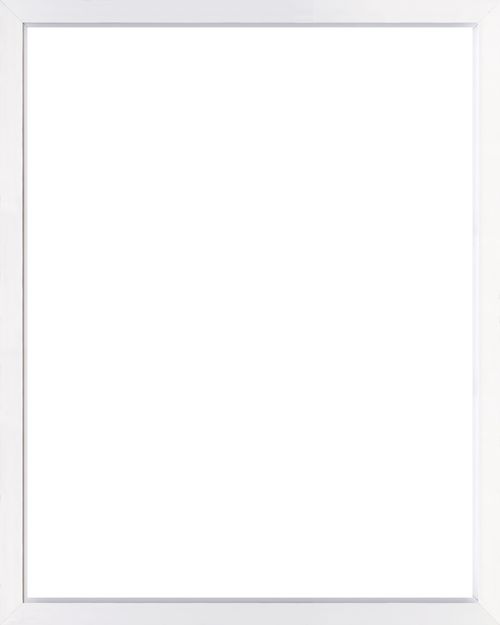 White Float Frame
